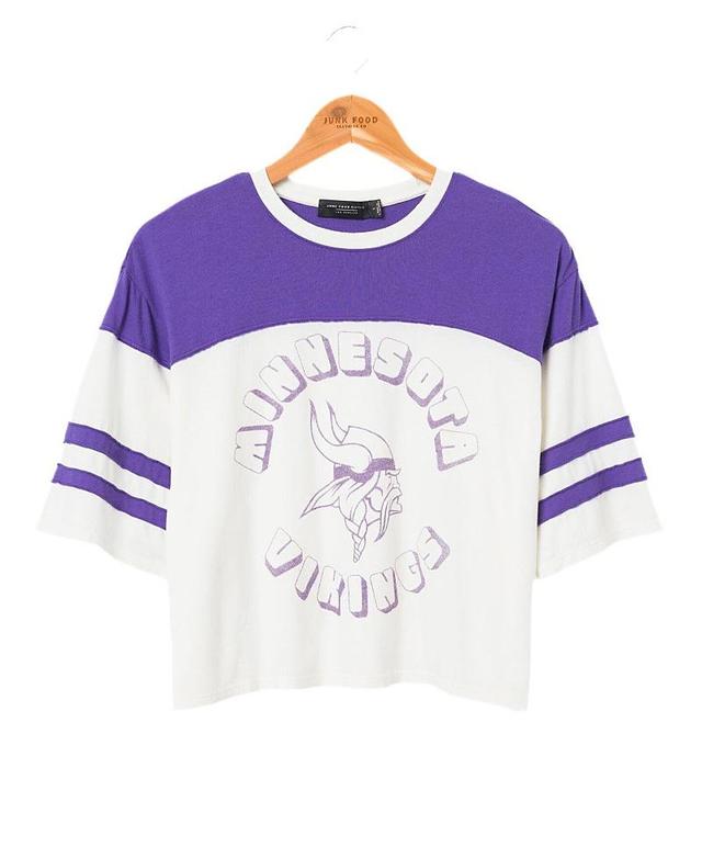 Junk Food Clothing Womens Vikings Hail Mary Tee Product Image