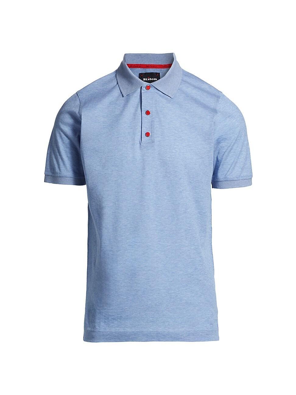 Mens Cotton Polo Shirt Product Image