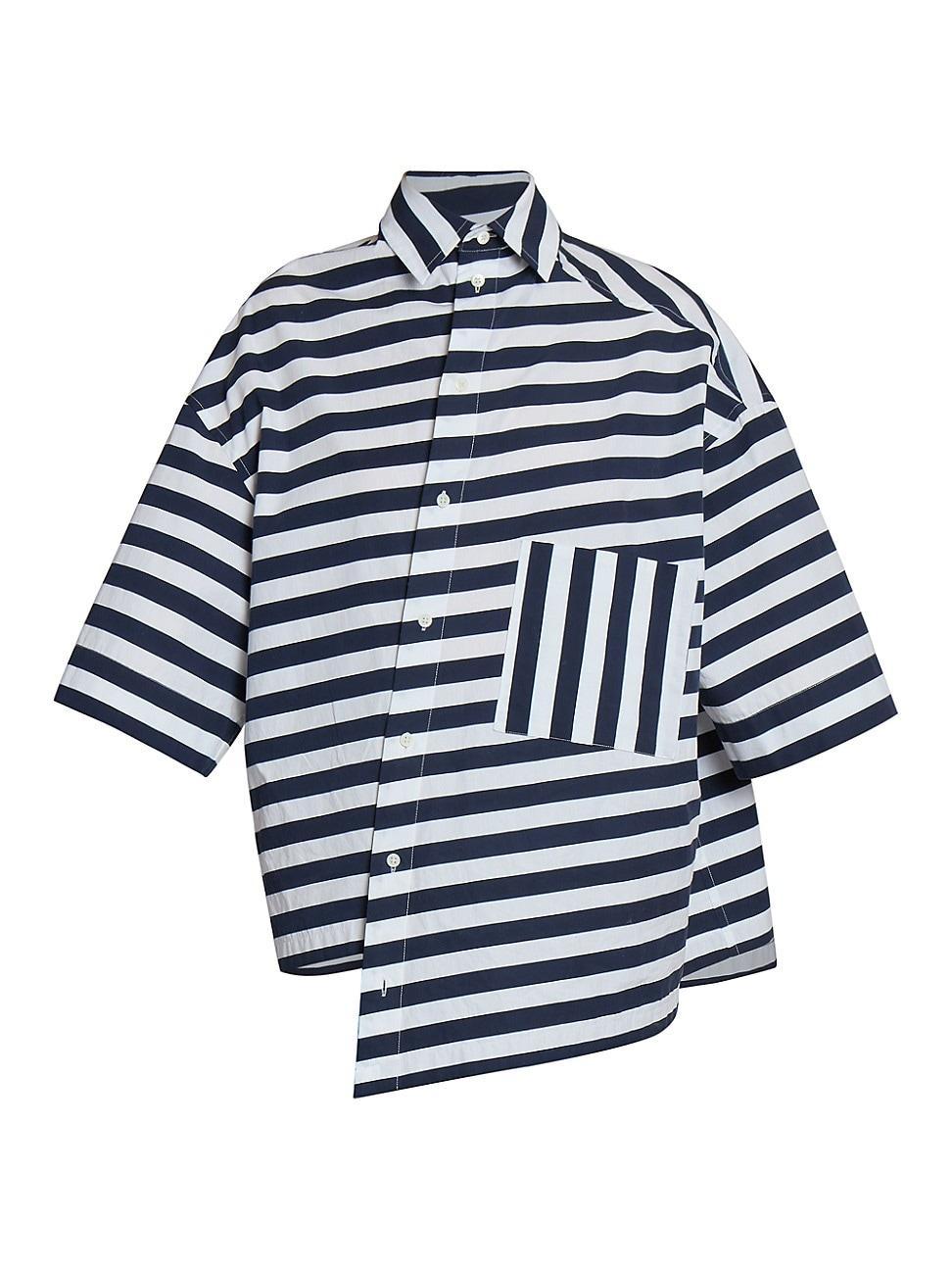 Womens Pablo Stripe Cotton Boxy Shirt Product Image