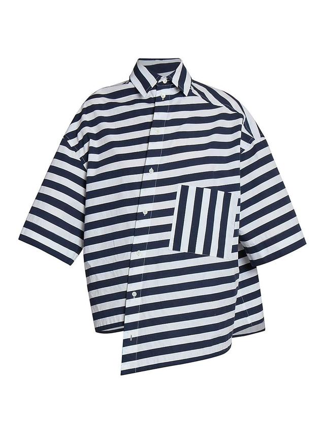 Womens Pablo Stripe Cotton Boxy Shirt Product Image