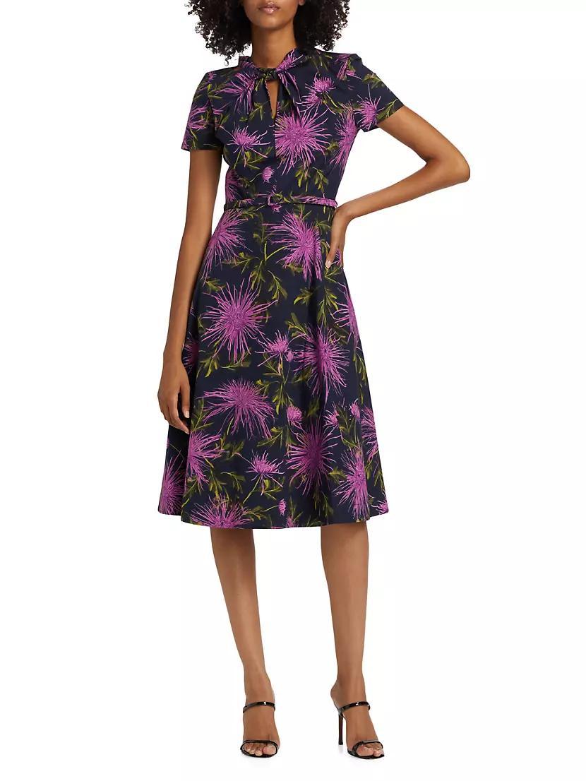 Chrysanthemum A-Line Cockail Dress Product Image