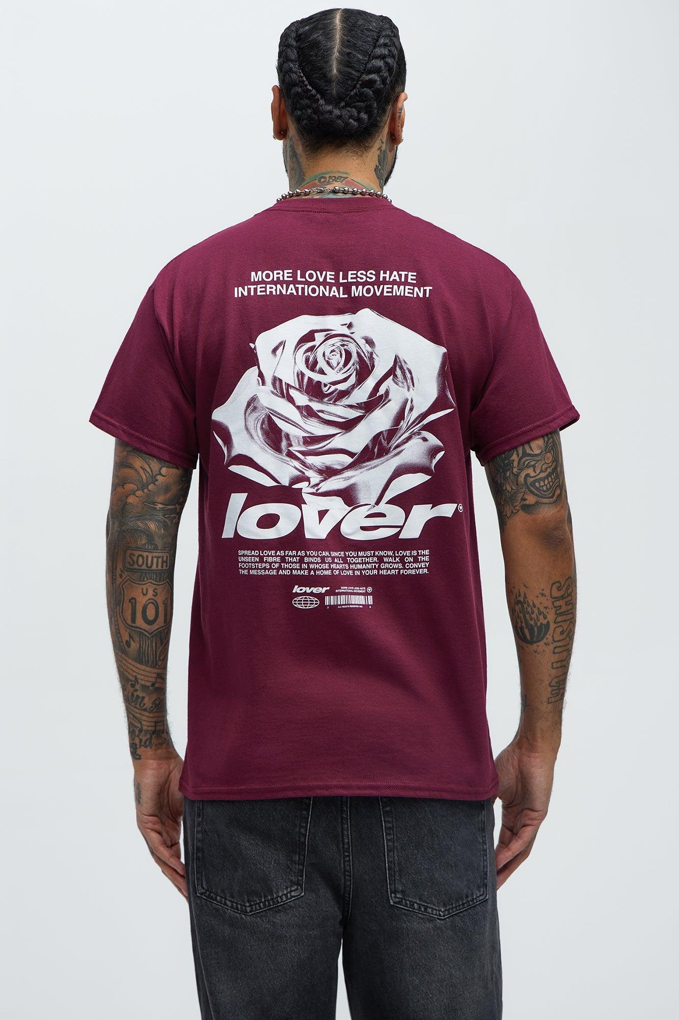 International Movement Short Sleeve Tee - Burgundy Product Image