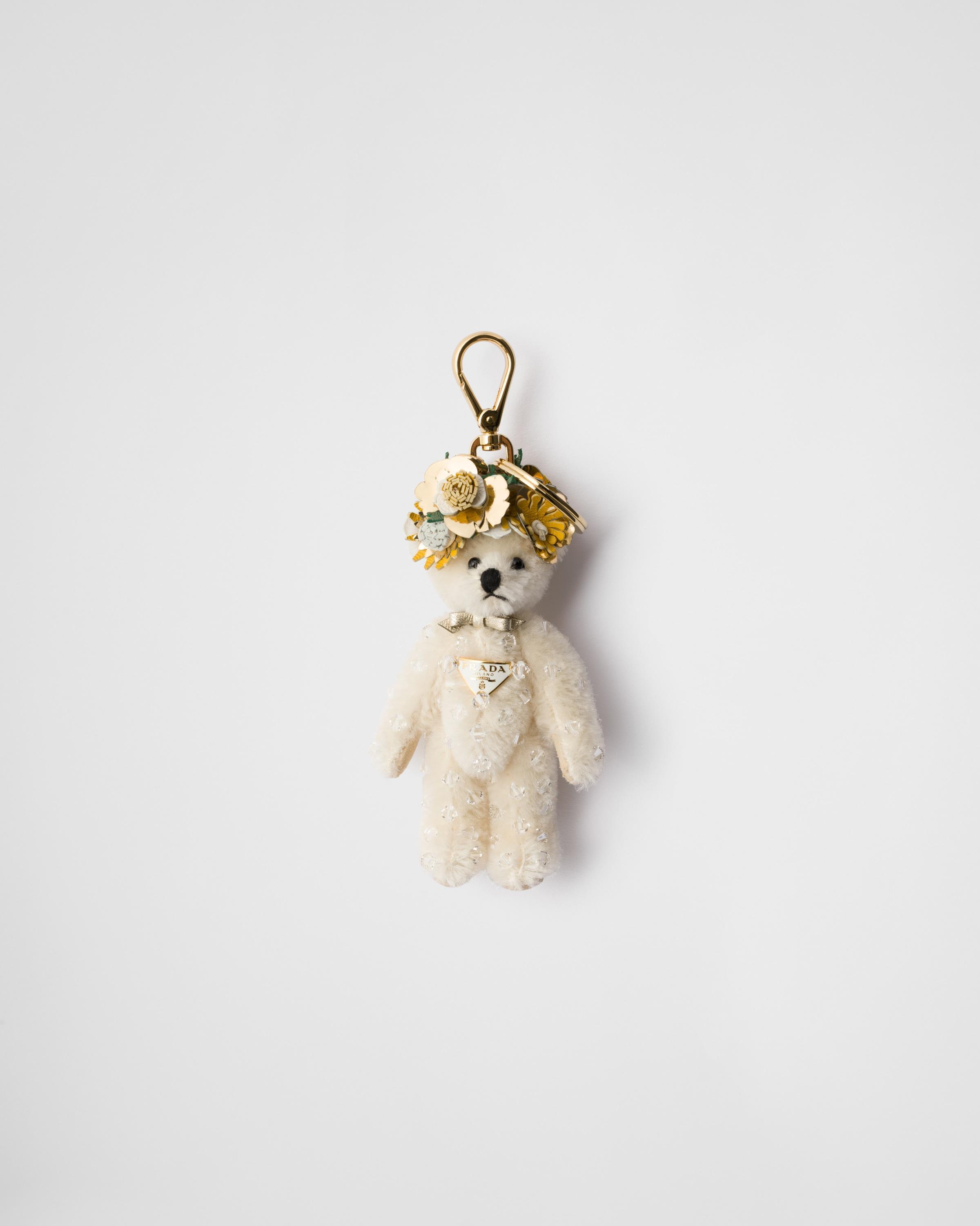 Teddy bag charm with metal ring Product Image