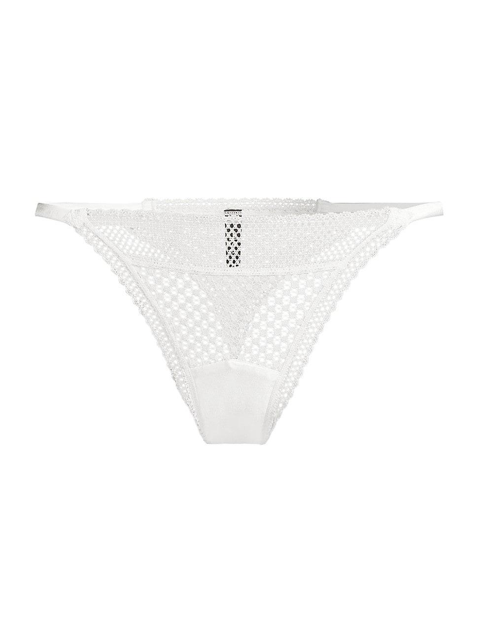 Womens Bella Triangle Lace Thong Product Image