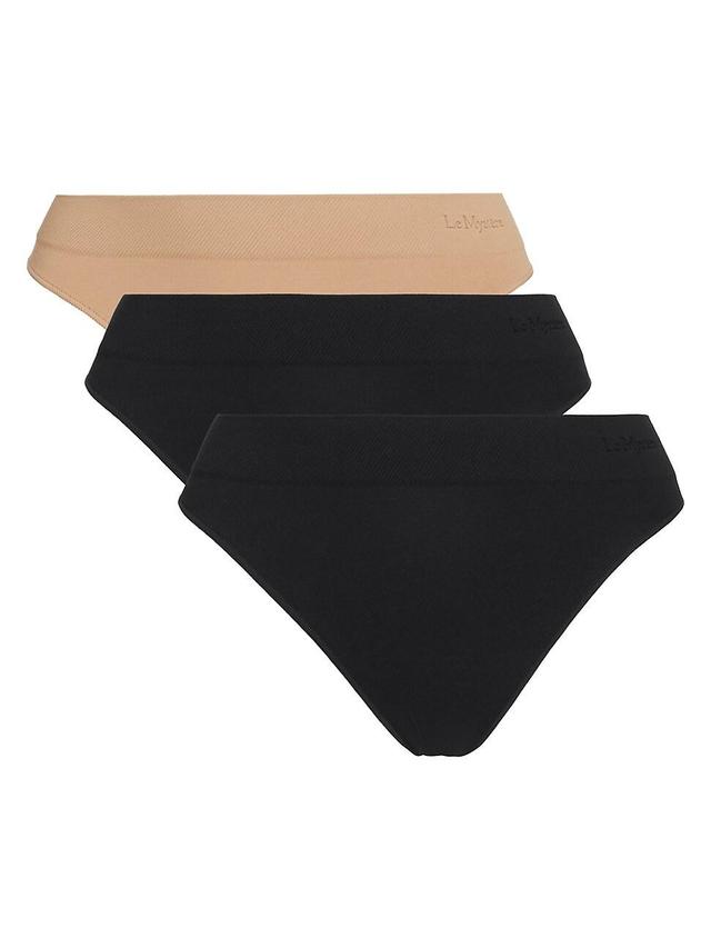 Womens 3-Pack Seamless Comfort Thong Product Image