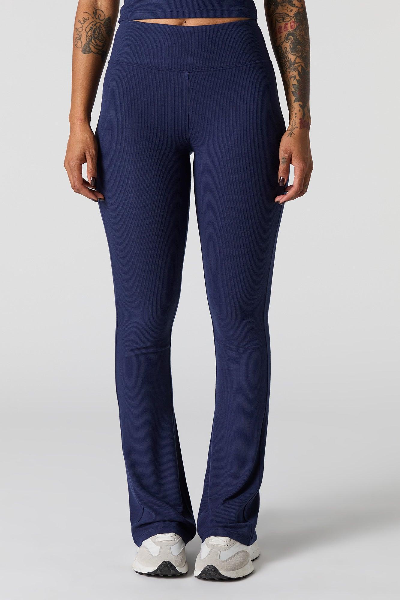 Active Soft Ribbed Flare Pant Female Product Image