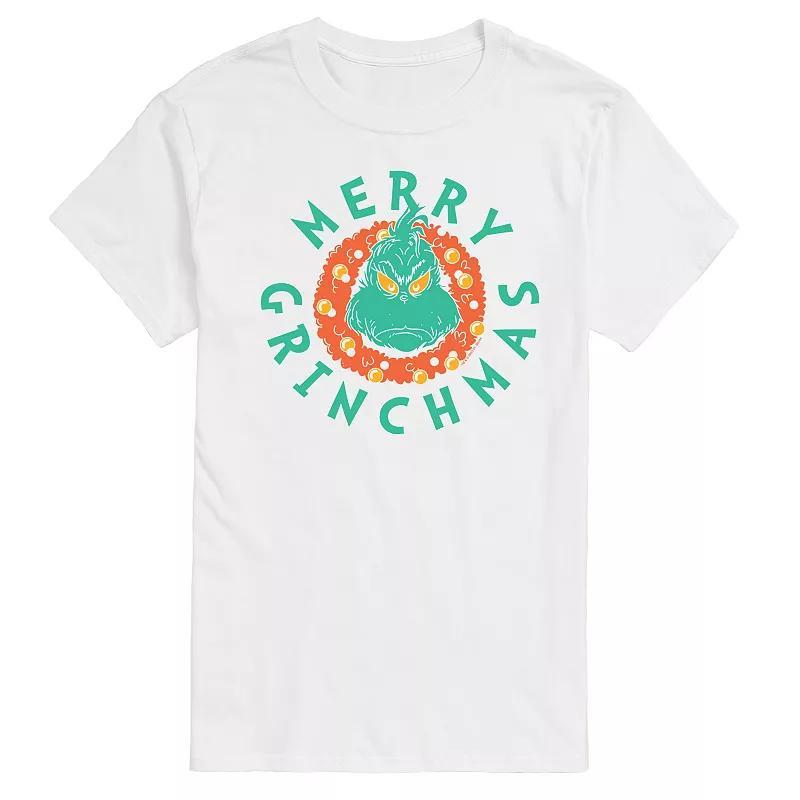 Mens Dr. Seuss The Grinch Merry Grinchmas Graphic Tee Product Image