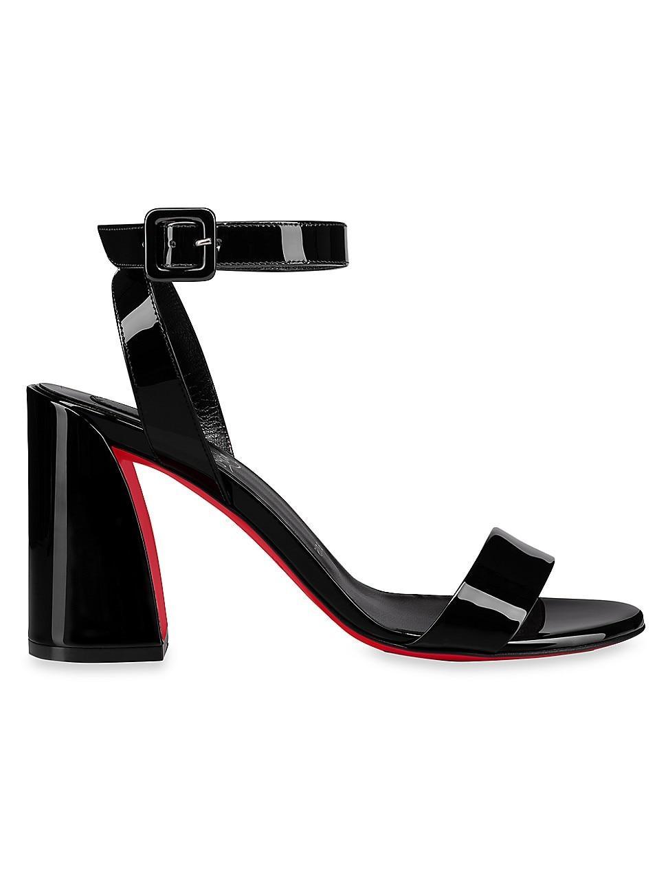Womens Miss Sabina 85MM Patent Leather Sandals Product Image
