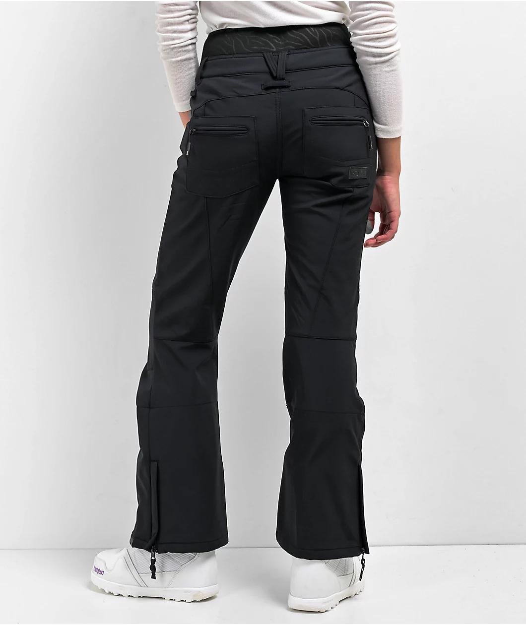 Roxy Rising High 15K Black Snow Pants Product Image