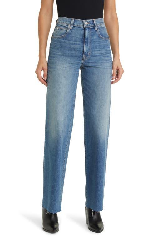 Womens Grace High-Rise Stretch Wide-Leg Jeans product image