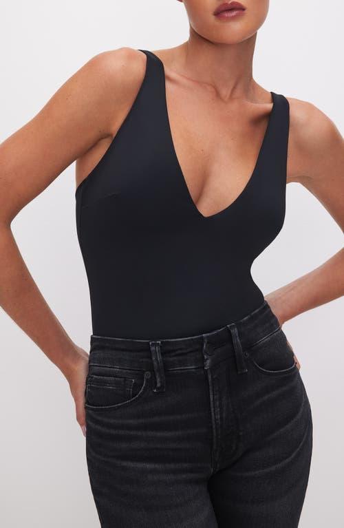 Good American V-Neck Scuba Bodysuit Product Image