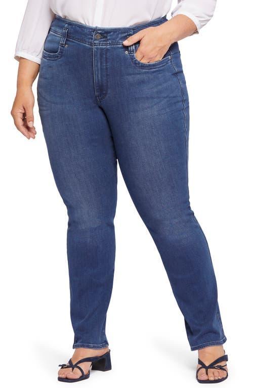 NYDJ Marilyn Hollywood High Waist Straight Leg Jeans Product Image