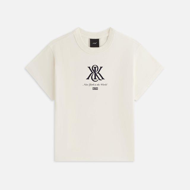 Kith Women Mulberry Crest Vintage Tee - Muslin Female Product Image