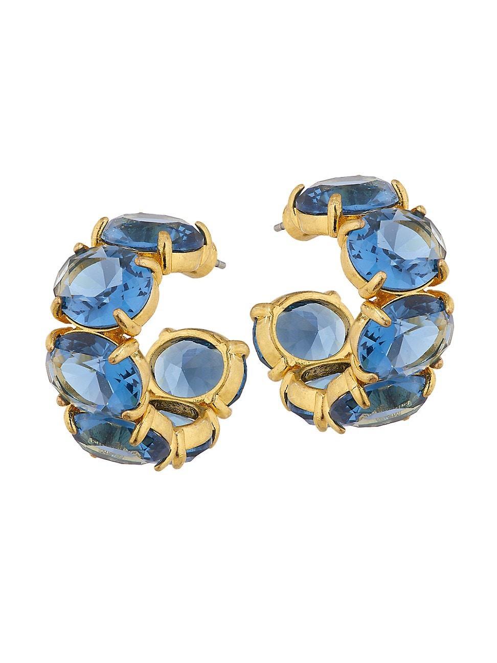 ROXANNE ASSOULIN The Royals Crystal Hoop Earrings Product Image