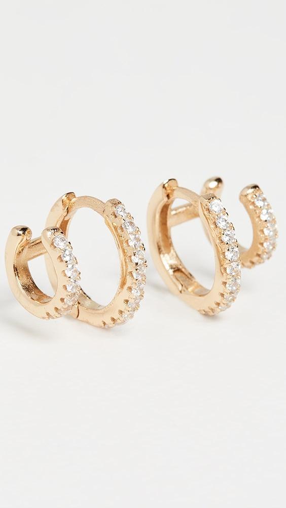 SHASHI Katerina Double Earrings | Shopbop Product Image