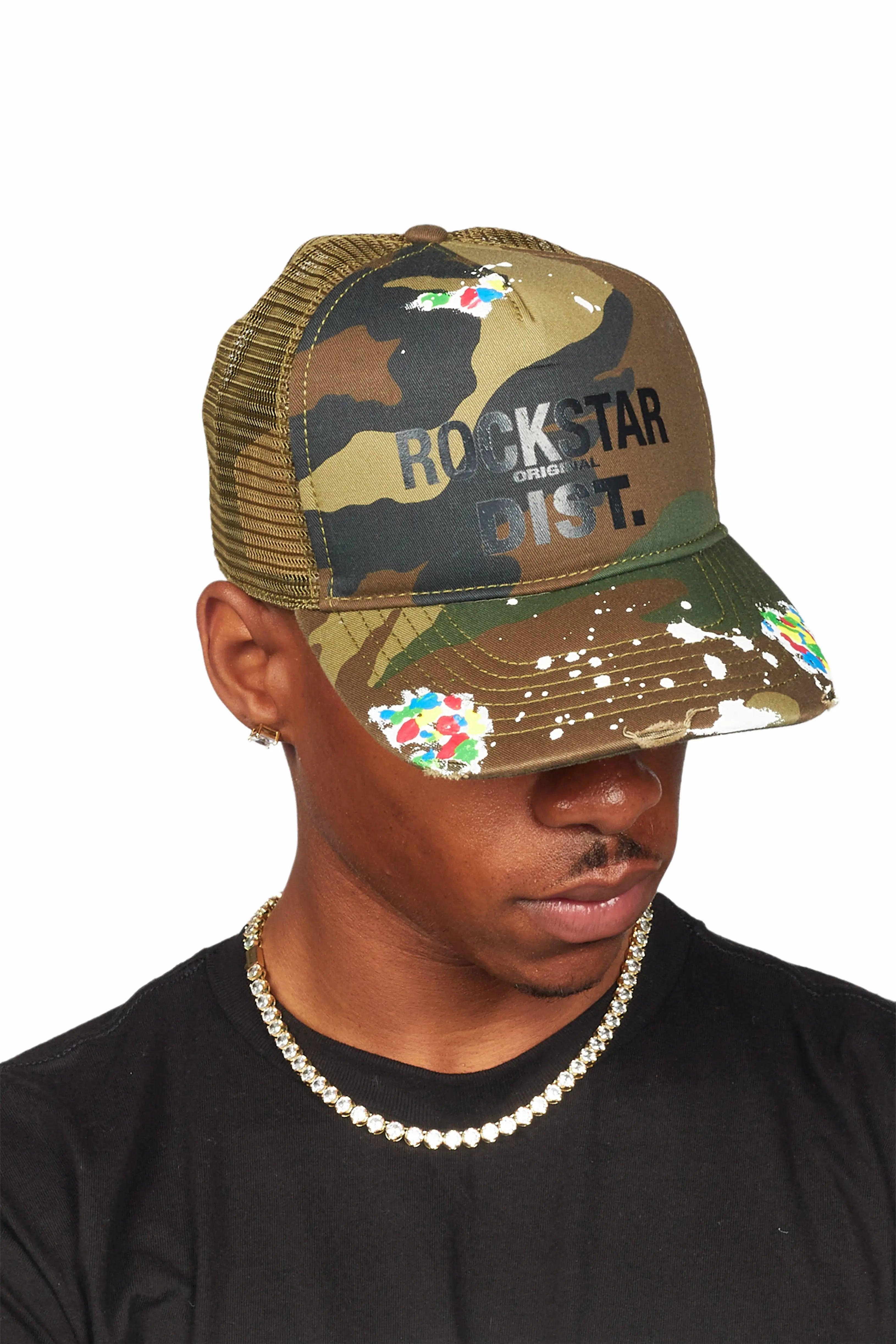 Neptune Camo Trucker Hat Male Product Image