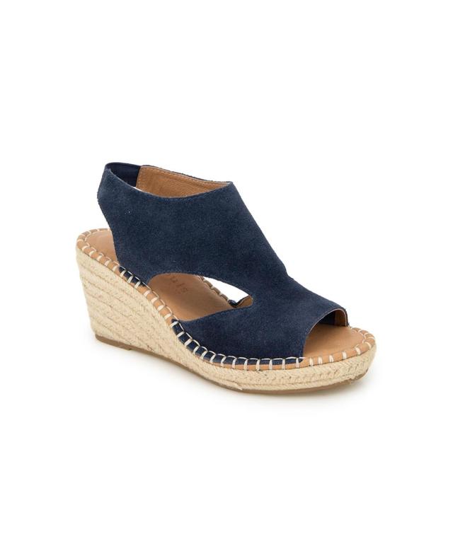 Gentle Souls by Kenneth Cole Womens Cody Slip On Slingback Espadrille Wedge Sandals Product Image