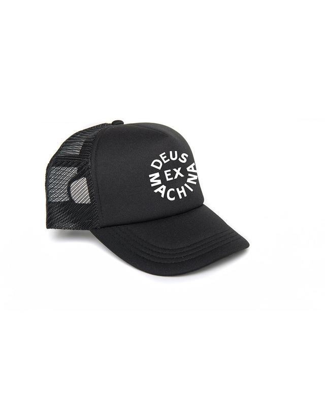 Circle Logo Trucker Hat - Black Product Image