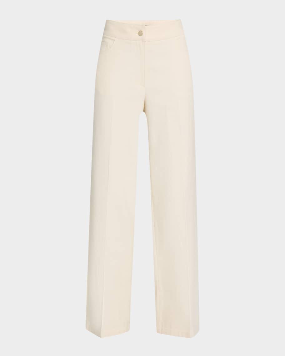 The Leith Straight-Leg Stretch Cotton Pants product image