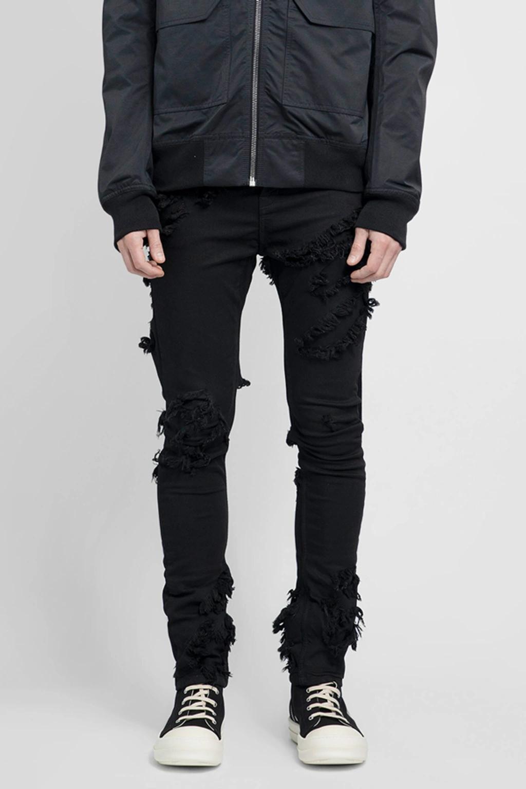 Man Black Jeans Product Image