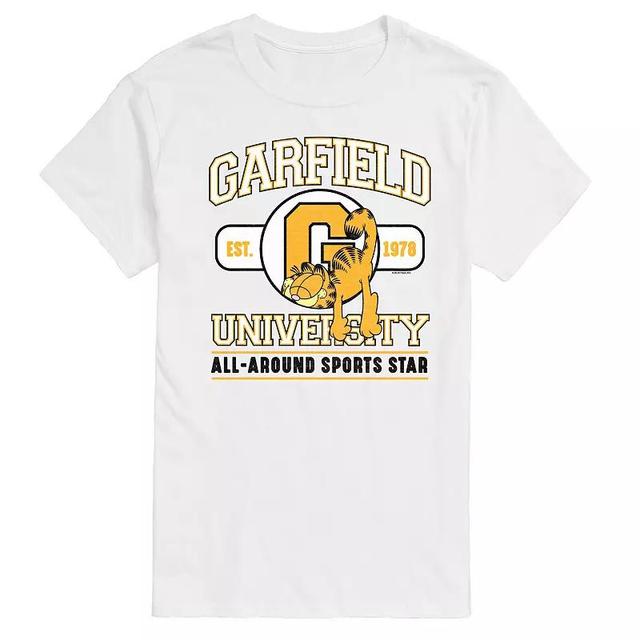 Mens Garfield University Sports Star Graphic Tee Product Image