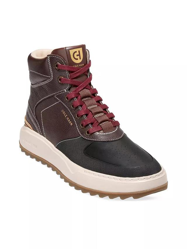 Grandprø Crossover Leather High-Top Sneakers Product Image