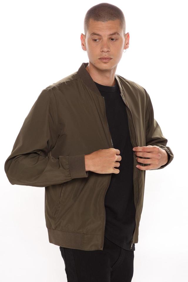 Eddie Bomber Jacket - Olive Product Image