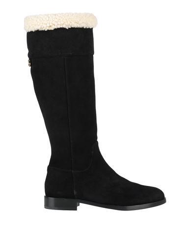 DOLCE & GABBANA Woman Boot Black Size 7 Leather, Shearling product image