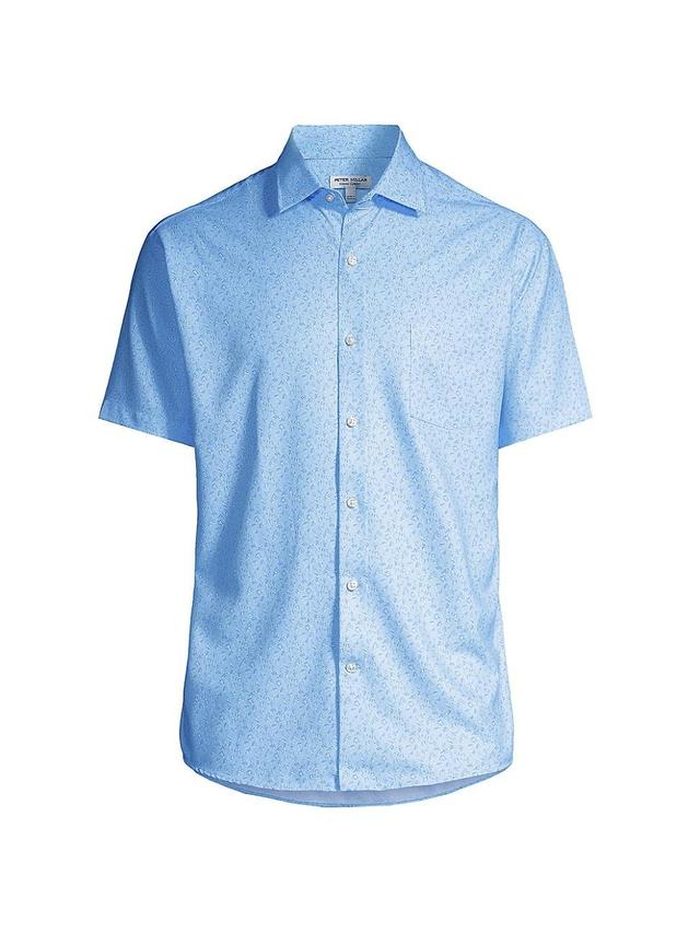 Mens Crown Feeling Koi Performance Poplin Sport Shirt Product Image