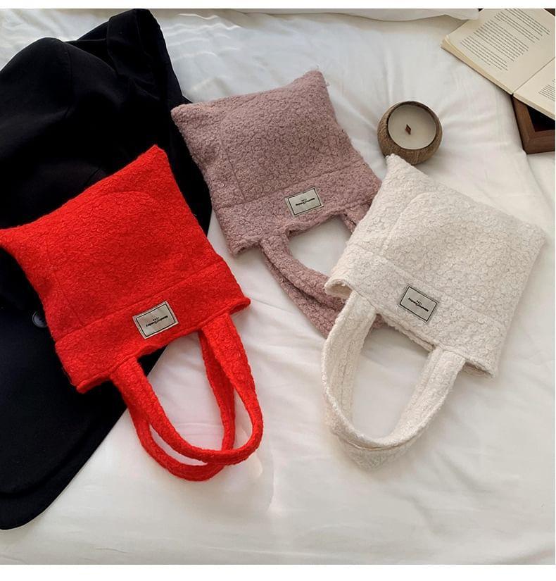 Plain Fleece Tote Bag product image