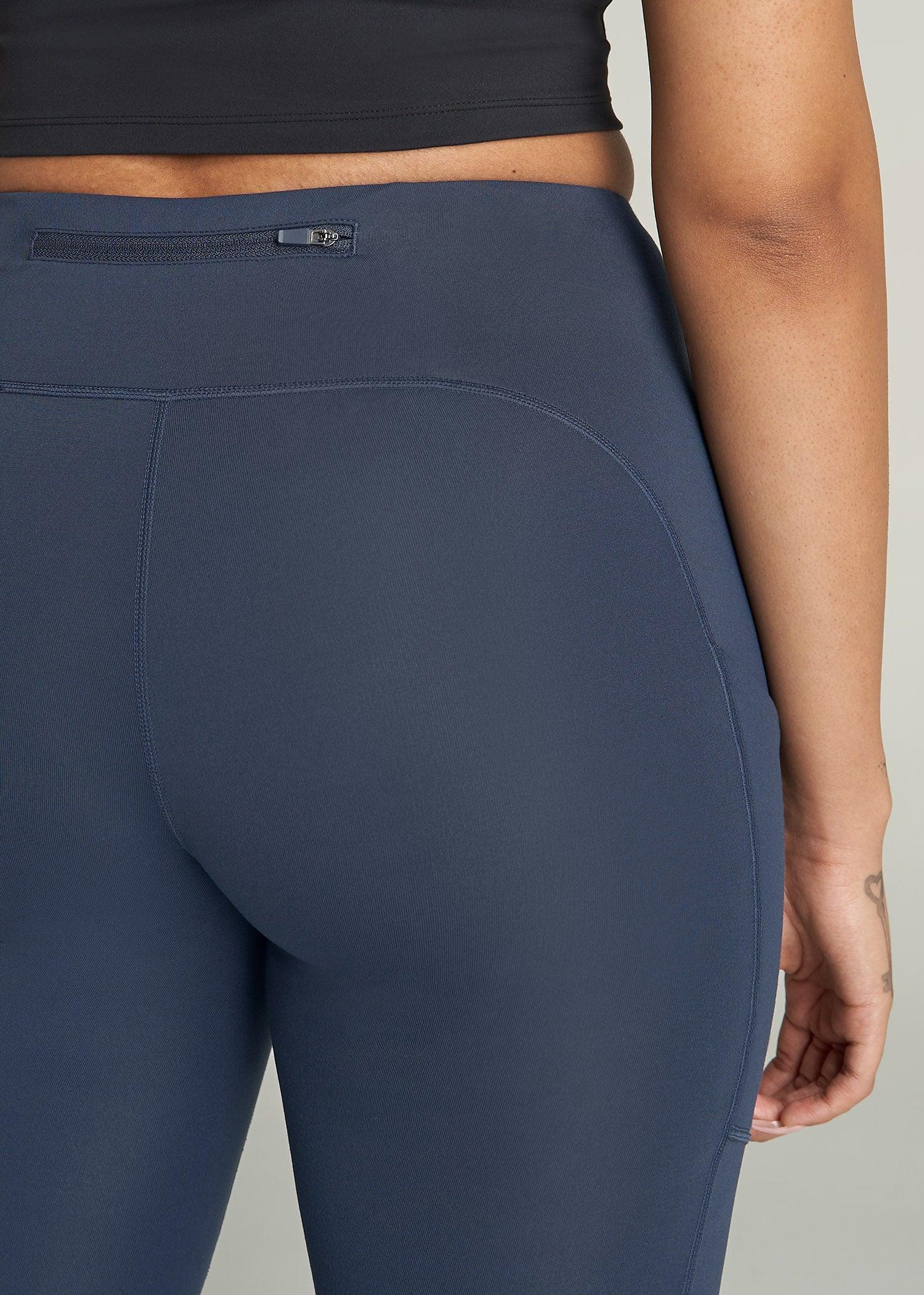 Women's Active Tall Leggings with Pockets in Navy Female Product Image