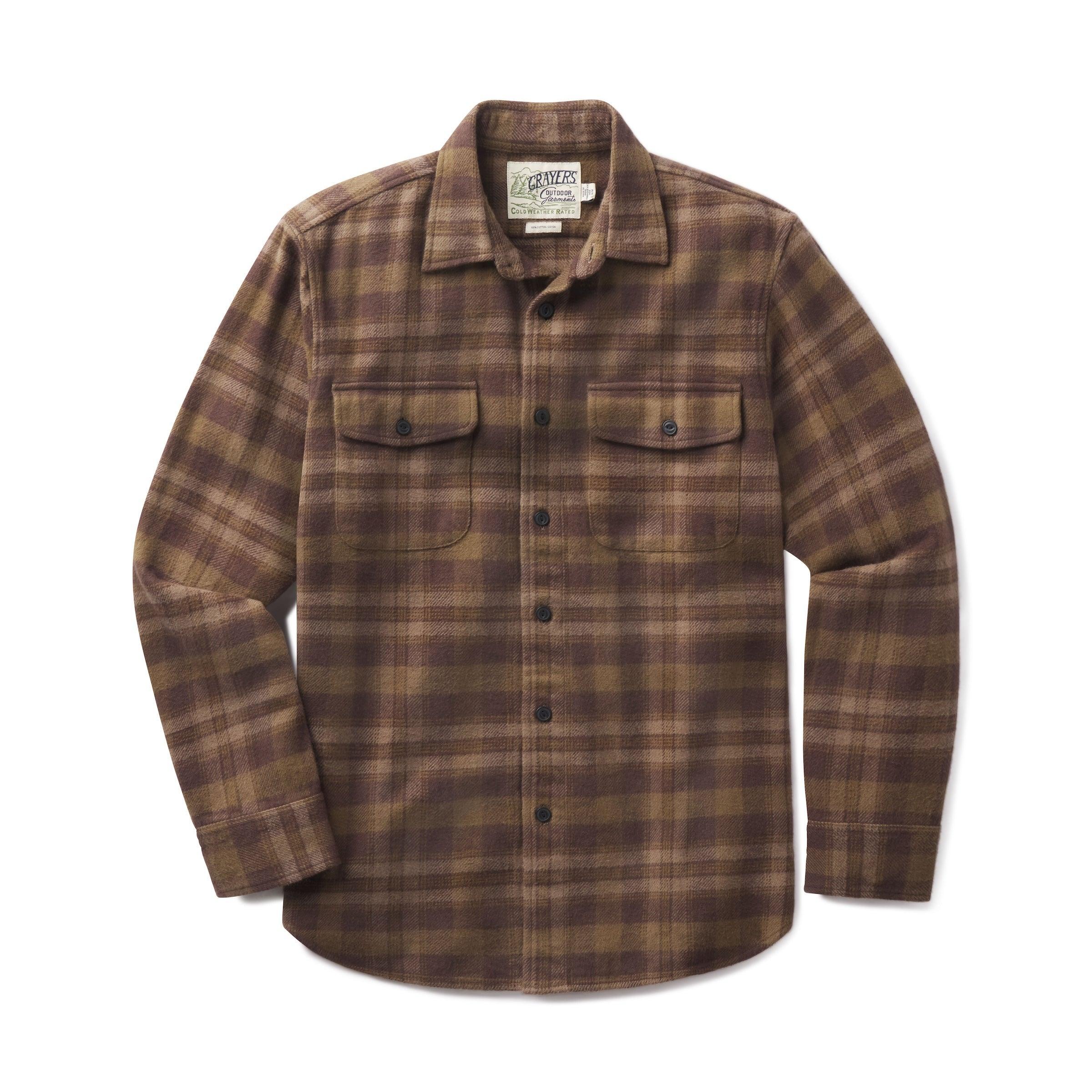 Scarboro Heritage Heavy Flannel - Olive Loden Product Image