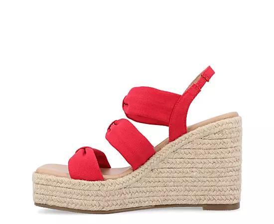 Journee Collection Womens Santorynn Platform Wedge Sandal Product Image