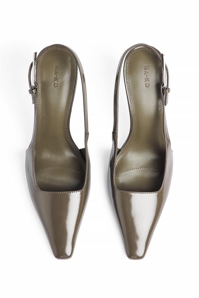 Squared Cut Slingback Pump Product Image