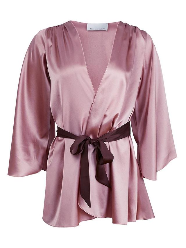 Womens Angel-Sleeve Robe Product Image