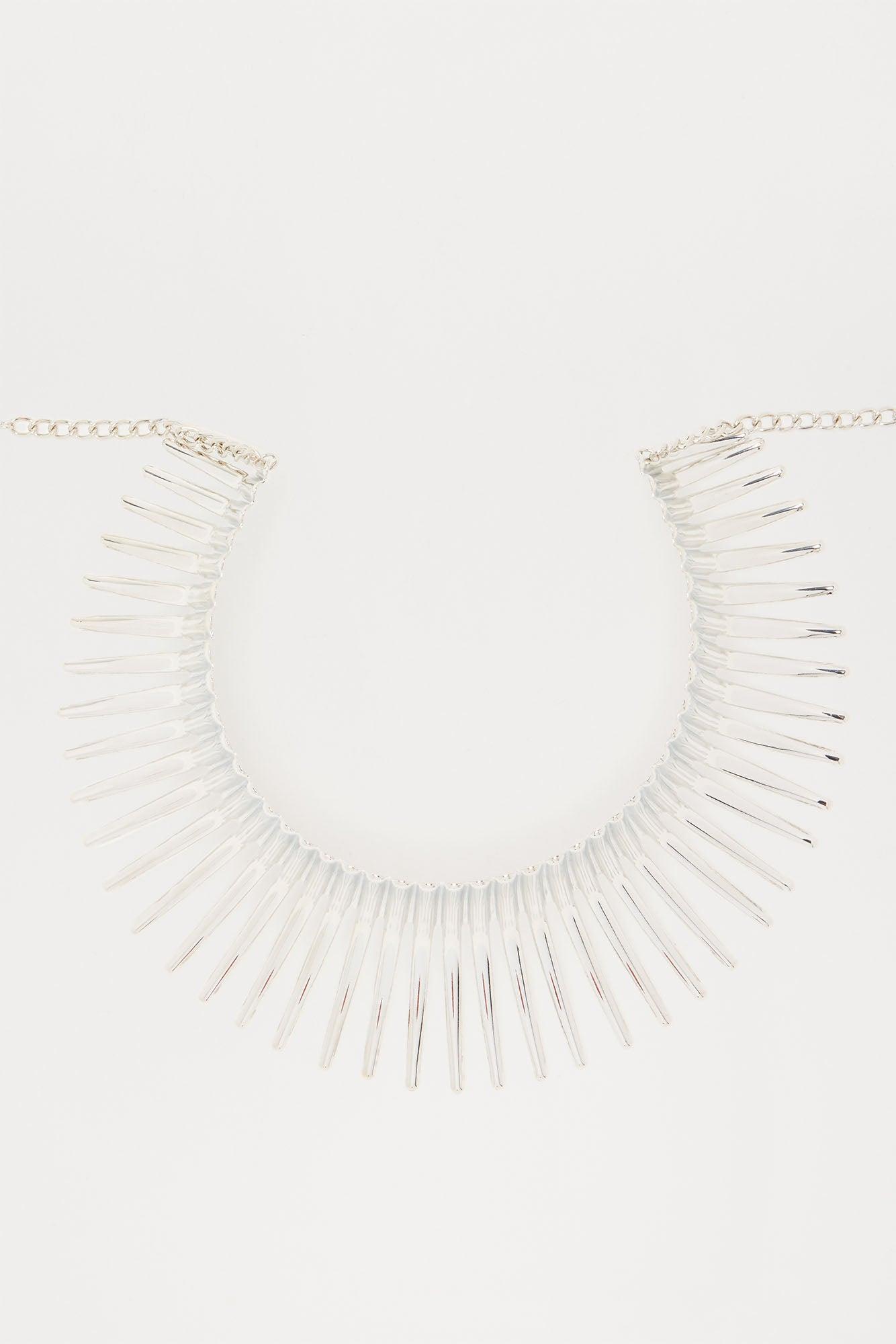 Most Extra Choker Necklace - Silver Product Image