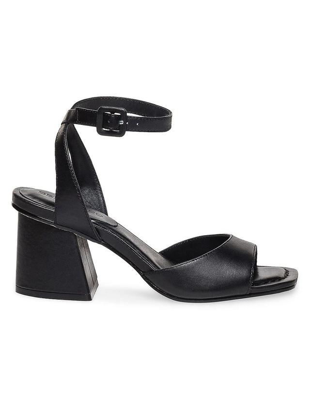 Womens Nyack Leather Block Heel Sandals Product Image