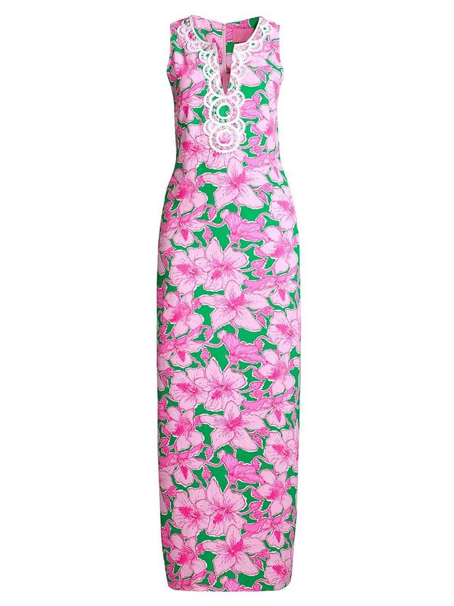 Womens Elliotta Floral Sleeveless Maxi Dress Product Image