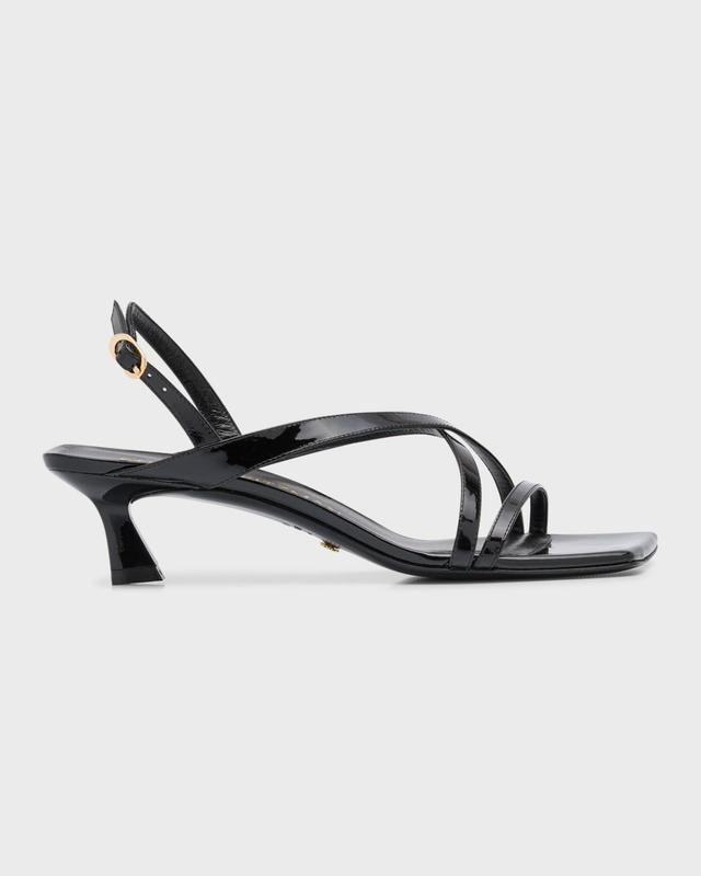 Oasis Patent Crisscross Slingback Sandals Product Image