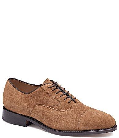 Johnston  Murphy Mens  Melton Cap Toe Suede Oxfords Product Image