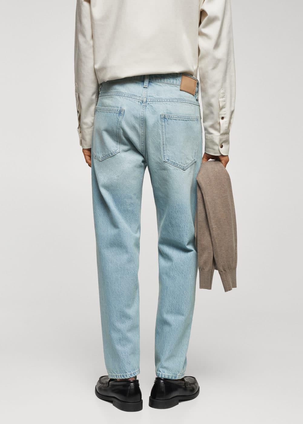 MANGO MAN - Tapered-fit jeans bleach blueMen Product Image