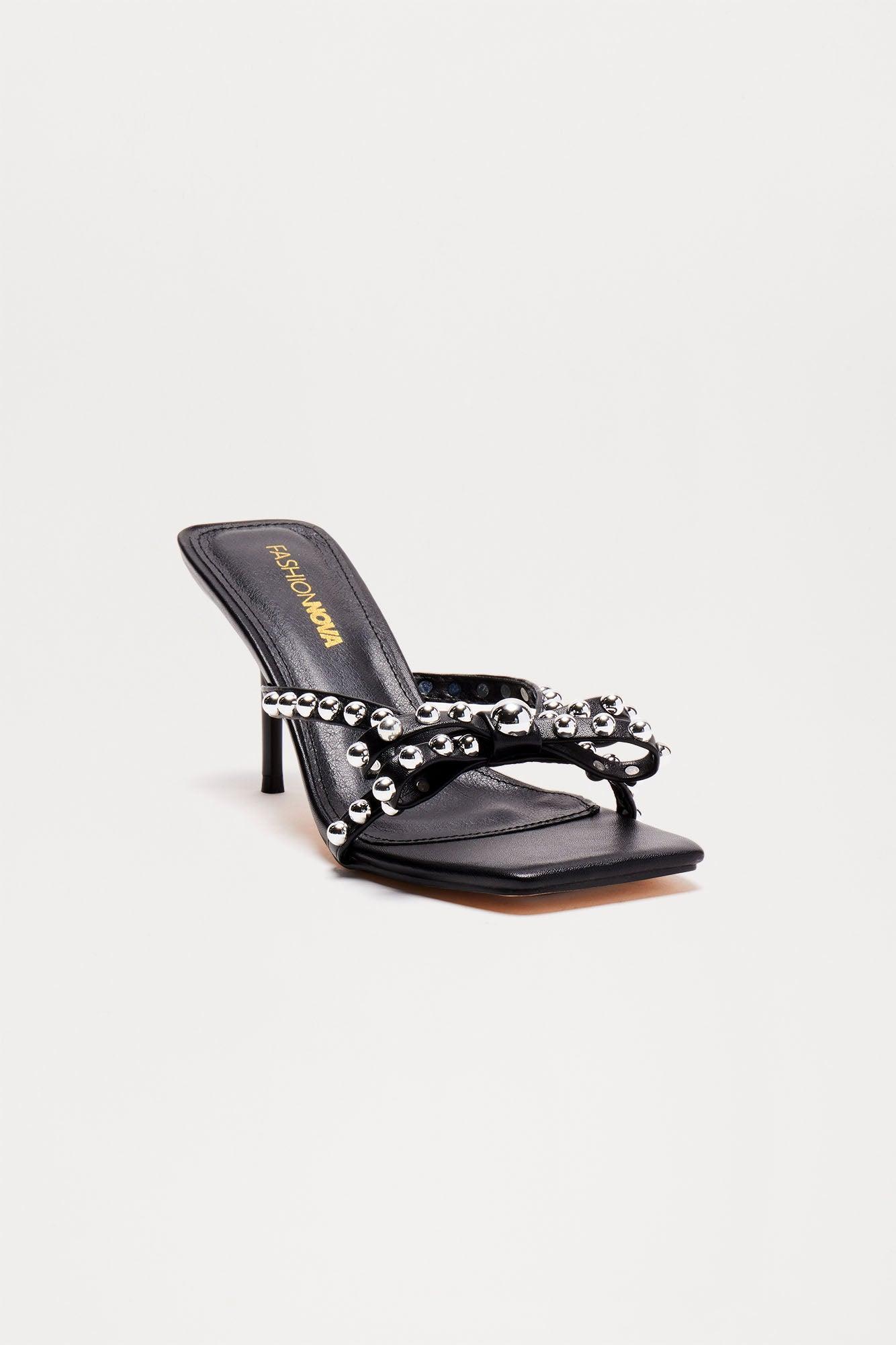 Samoa Studded Mules - Black Product Image