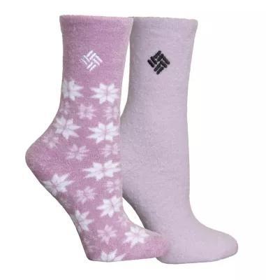 Columbia Womens Snowflake Cozy Socks - 2 Pack- Product Image