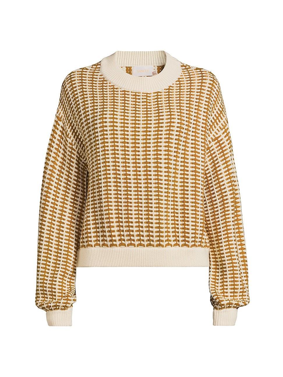 Womens Ines Woven Sweater product image