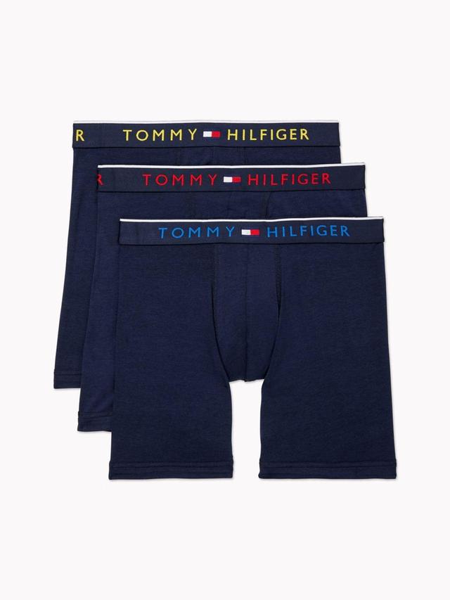 Tommy Hilfiger Men's Essential Luxe Stretch Boxer Brief 3-Pack Product Image