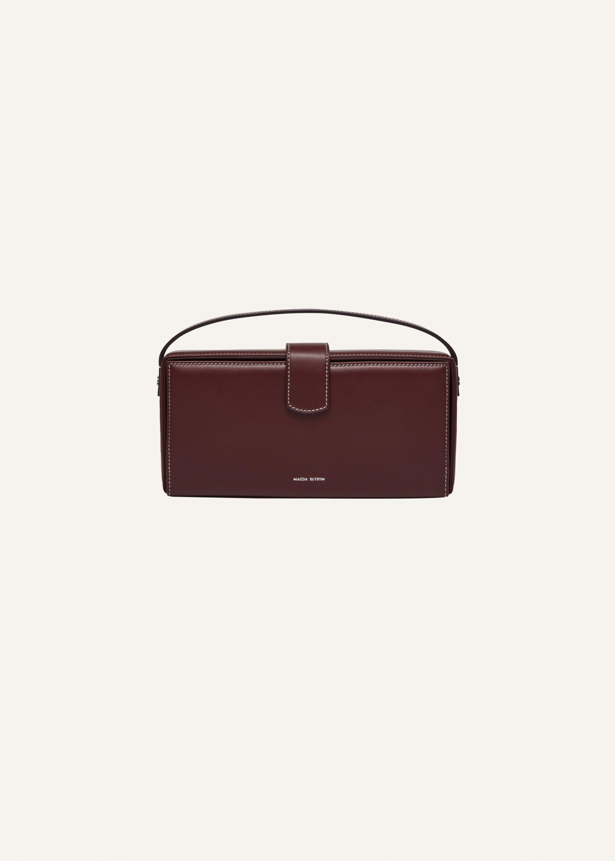 Apolonia bag in burgundy leather Product Image