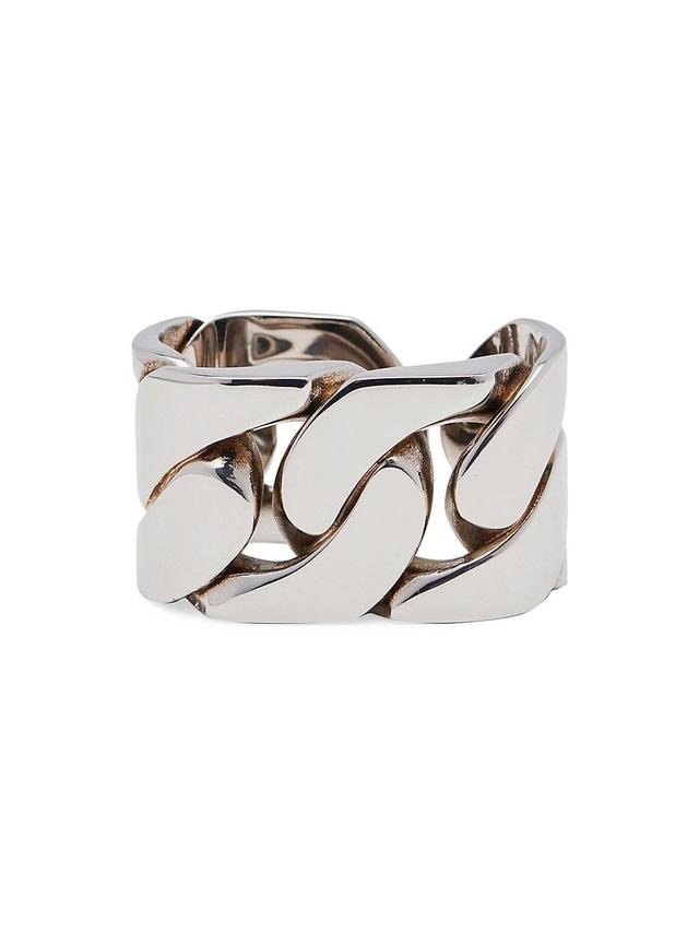 Womens Silvertone Chain Ring Product Image