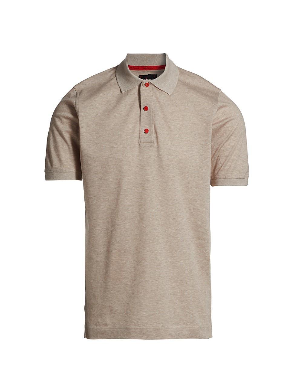 Mens Cotton Polo Shirt Product Image