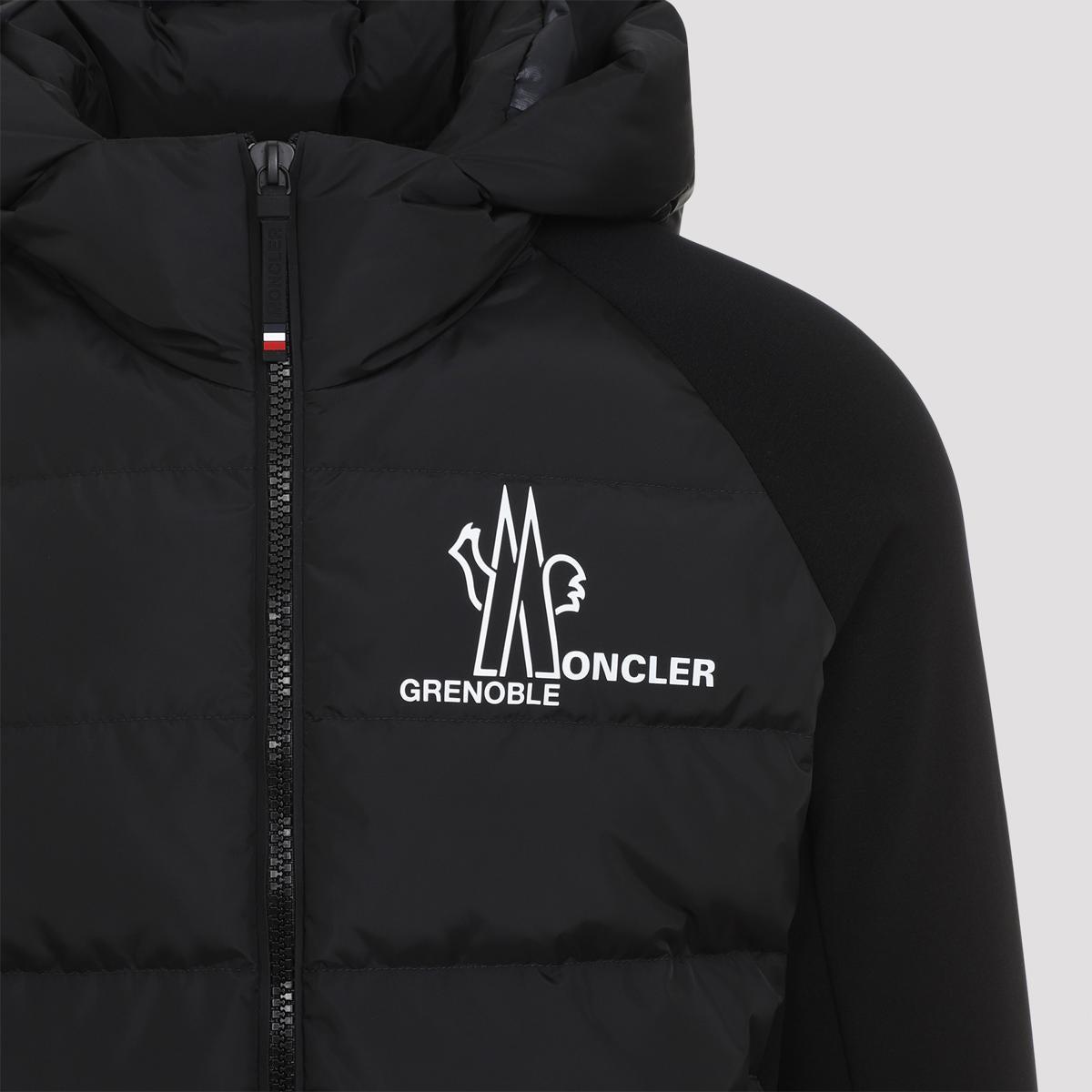 Logo Sweatshirt Jacket In Black Product Image