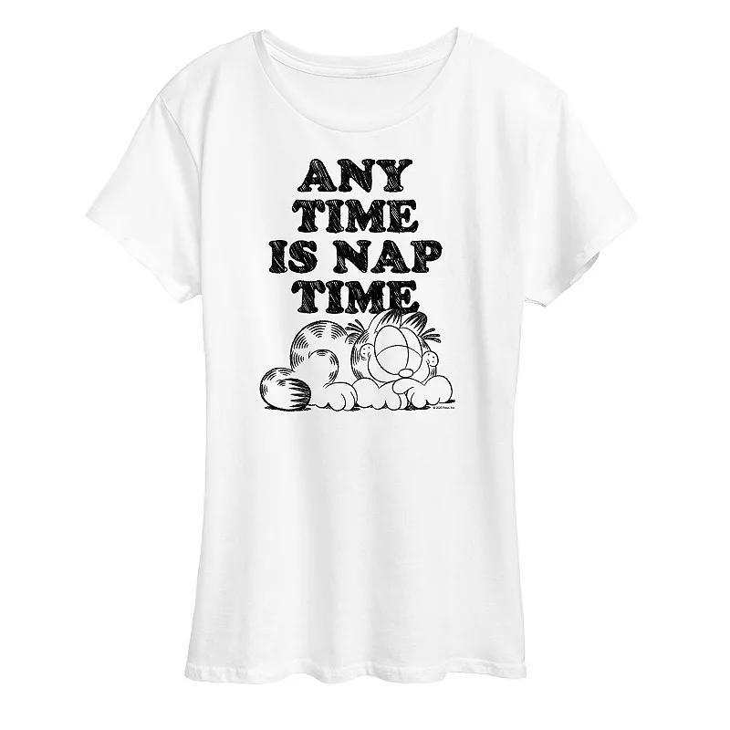 Womens Garfield Nap Sketch Graphic Tee, Girls Product Image